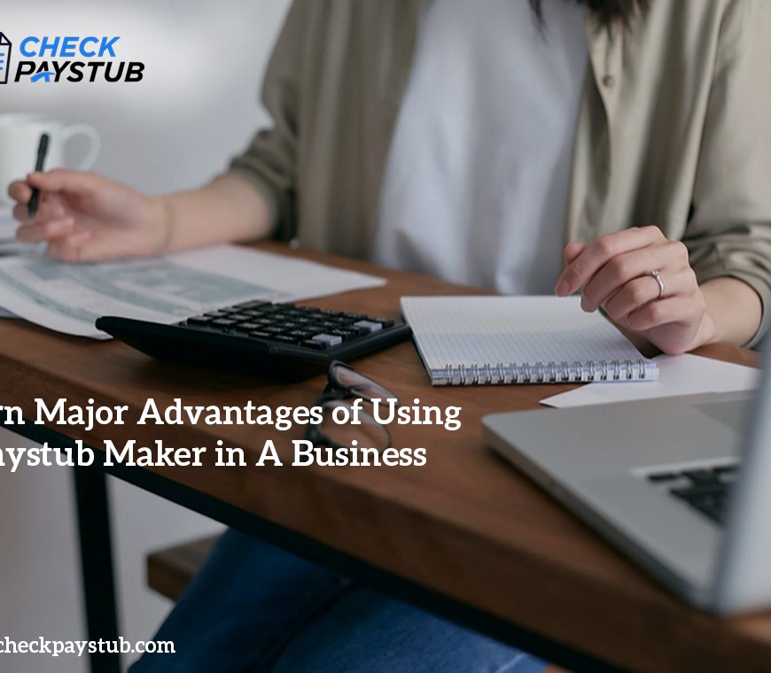 Learn Major Advantages of Using Paystub Maker in A Business